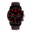 Men's Analog Quartz Watch with Numeral Dial and Red 1