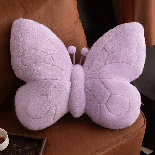 Butterfly Throw Pillow Purple 46x38 cm