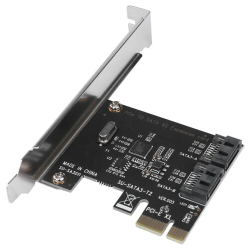 PCIe SATA Controller Card Dual 6Gbps Ports