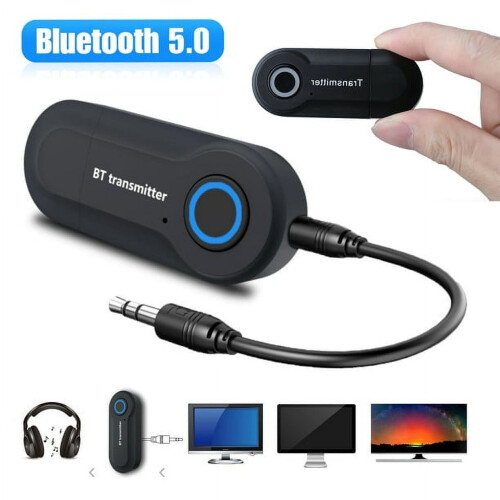 USB Bluetooth 5.0 Audio Transmitter 3.5mm for TV PC CD
