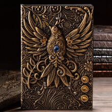Phoenix Embossed Leather Journal A5 200 Pages