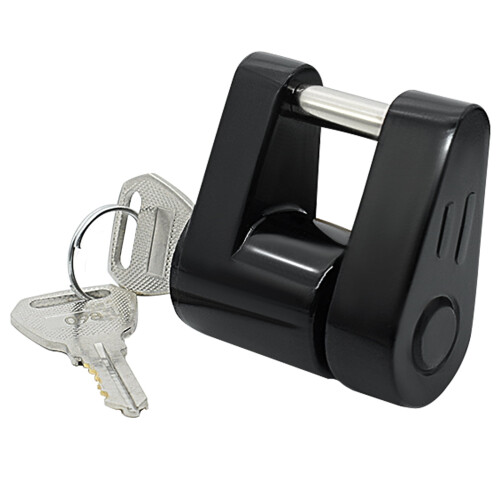 Trailer Hitch Coupler Lock 1/4 Inch Heavy Duty with 2 Keys