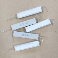 1 ohm Axial Ceramic Cement Power Resistor 10W 5 pcs