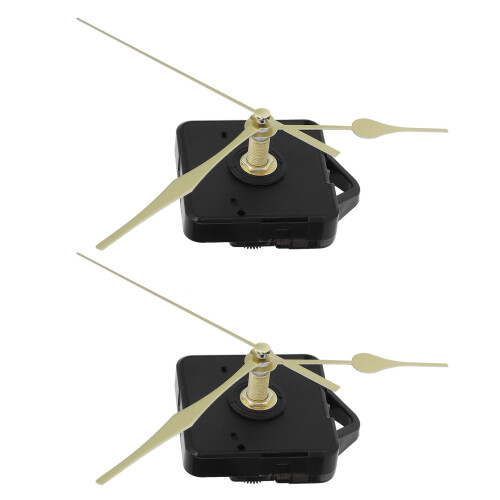 Quartz Clock Movement Kit Gold 2 Sets