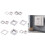 Electrical Box Spacers Single Gang Outlet Extenders 10-Pack 2