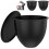 Silicone Stand Mixer Bowl Liners Black 3 Pcs 1