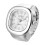 Finger Watch Silver Stainless Steel Band Mini Quartz 1