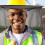 Hard Hat Sun Brim Grey Full Brim UV Protection with 2