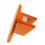 Universal Slotted Magnetic Jack Pad Clamp Adapter Orange 4