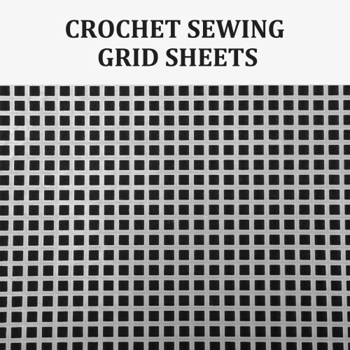 White Plastic Mesh Grid Sheets DIY Bookmarks 10 Pieces 2