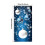 Capa de porta natalina com flocos de neve azuis, 35 x 71 polegadas 3