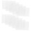 White Plastic Mesh Grid Sheets DIY Bookmarks 10 Pieces 5