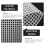 White Plastic Mesh Grid Sheets DIY Bookmarks 10 Pieces 6