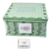 EVA Crochet Blocking Mat with Grid Pattern