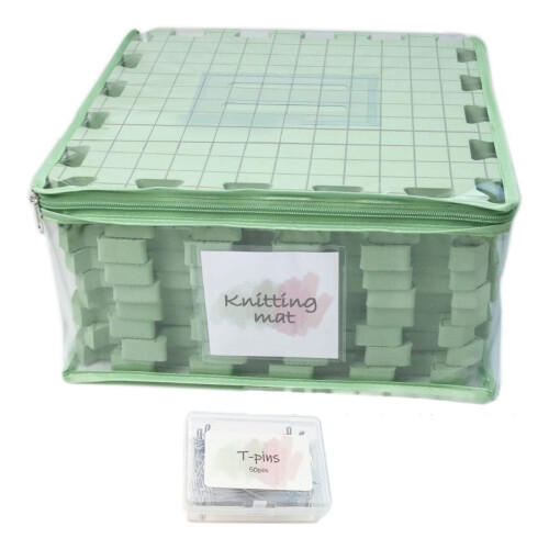 EVA Crochet Blocking Mat with Grid Pattern
