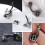 Heart CZ Belly Button Rings Opal Bat Demon 5PCS 2