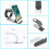 Base de carga 2 en 1 para Apple Watch y iPhone 4
