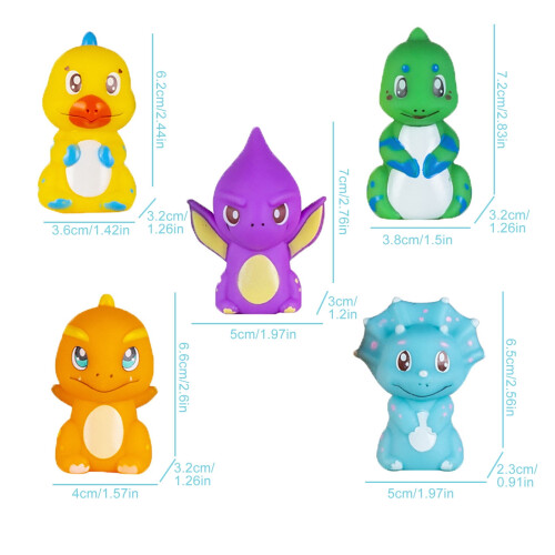 Soft Rubber Dinosaur Finger Puppet Educational Toy for Kids 1