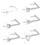 Clear Bioflex Nose Stud Set 6 Pieces 2