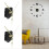 Quartz Clock Movement Kit Gold 2 Sets 7