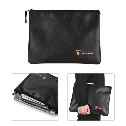 Fireproof Water-Resistant Document Bag Silicone-Coated 1