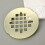 Round Steel Shower Drain Cover 108mm Rust-Resistant 8