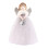 Personalized Gray Angel Christmas Tree Topper Indoor Decor 2