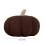 Pernă decorativă de pluș cu model de dovleac maro, 20x13 cm 3