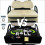 Golf Cart Seat Covers Black Foldable with 4 Pockets 5