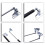 Universal tailgate lift support gas spring set 5