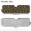 Cheetah Leopard Windshield Sunshade for Jeep Wrangler 7