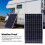 200W Solar Panel 12V/24V Compatible Anti-Corrosive Aluminum 6