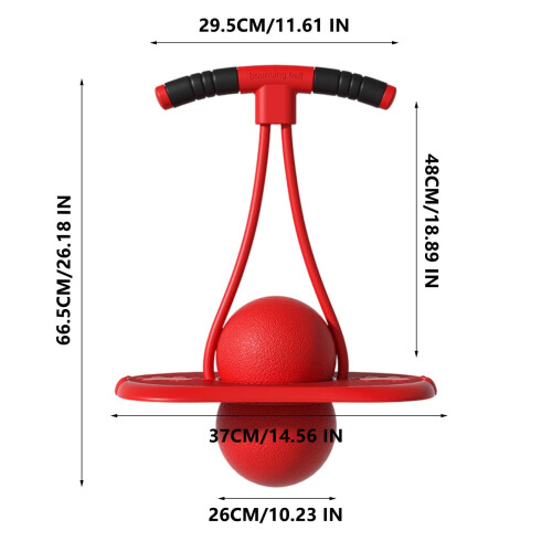 Karymi Pogo Stick Detachable Handle Adjustable Height for 2