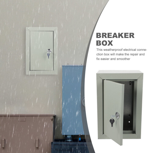 Electrical Box Light Grey High-Grade Steel 1 Pack 2