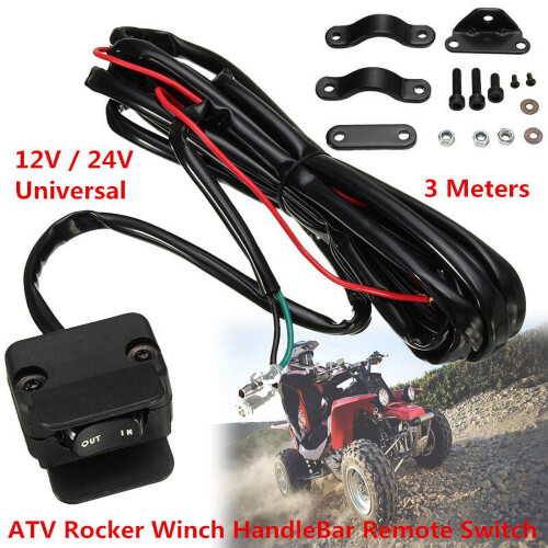 Universal UTV ATV Winch Rocker Switch 3 Meter 1