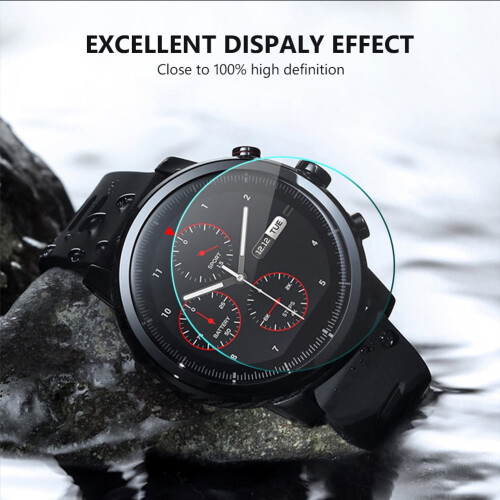 Tempered Glass Watch Screen Protector 34-43mm Round 2 pcs 2