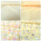 Cotton Patchwork Fabric Bundle Yellow Series 50x50cm 4