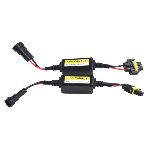 LED H11 Headlight Decoder Anti-Flicker Resistor DC 9-36V 1