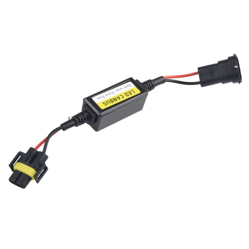LED H11 Headlight Decoder Anti-Flicker Resistor DC 9-36V 2