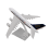 A380 Plane Model High Simulation Toy 1:400 3