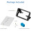 10Gbps Ethernet Wall Plate CAT6A 1-Port RJ45 2 Pack 7