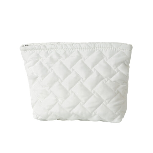 XiYing Quilted Makeup Pouch Portable Zippered Leak-Proof 1