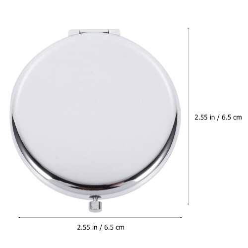 Girls Compact Mirror Round Folding Travel Mini Pocket 2