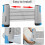 Ping Pong Paddle Set Portable with Retractable Net and 2