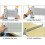Ping Pong Paddle Set Portable with Retractable Net and 6