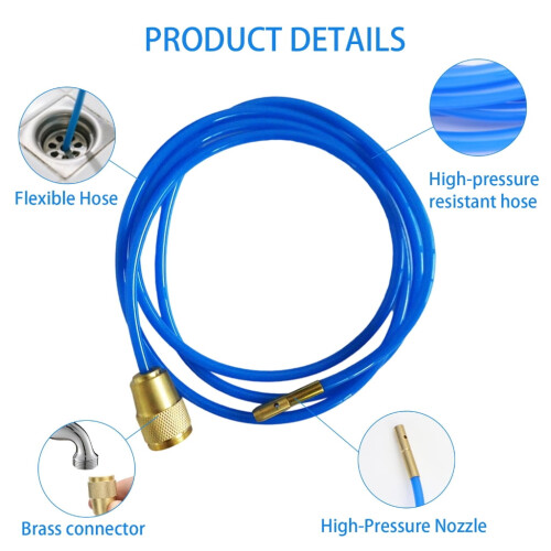 Flexible Drain Cleaning Pipe Cleaner High Pressure 2