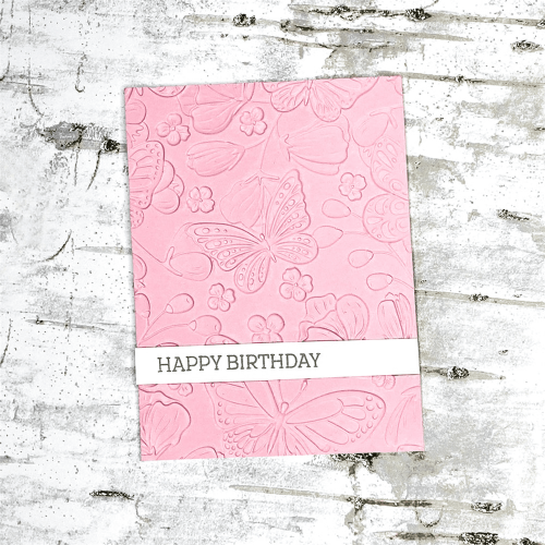 Butterfly 3D Embossing Folder Plastic 1 Piece 2