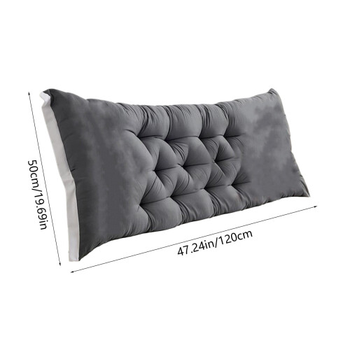 Bedside Cushion Soft Backrest Pillow for Bed Tatami Support 1