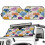 Foldable Floral Sun Shade for Jeep Wrangler Gladiator JT 2