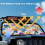 Foldable Floral Sun Shade for Jeep Wrangler Gladiator JT 5